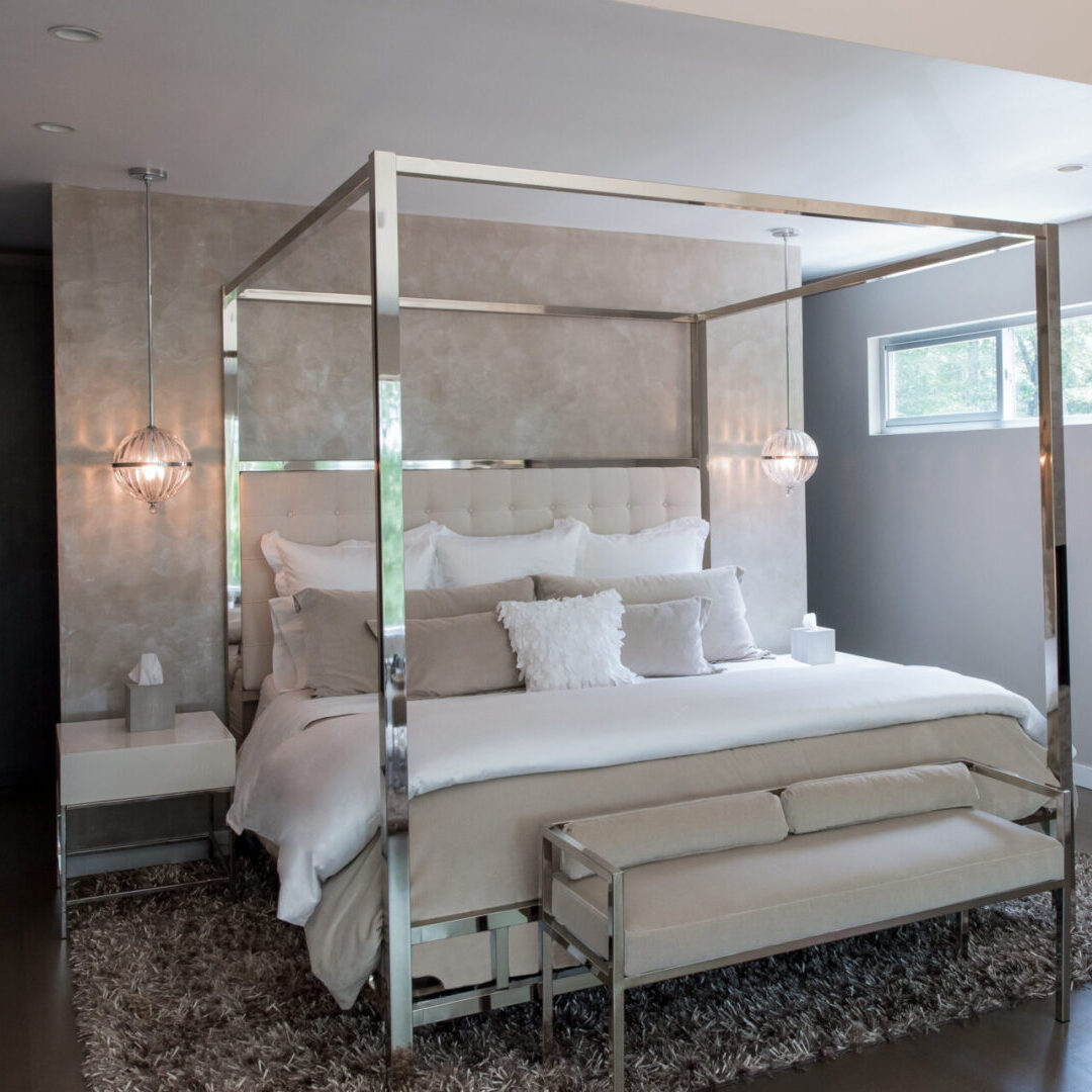 Modern design idea of bedroom